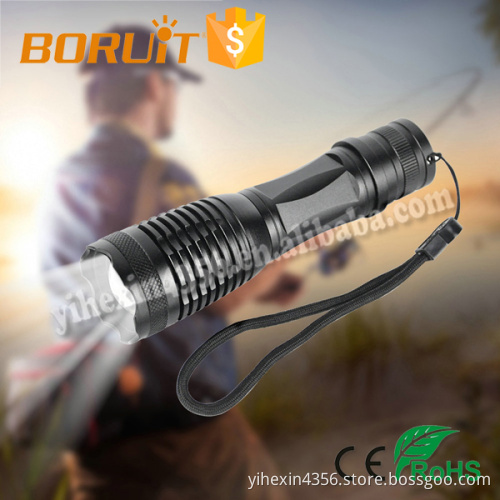 Boruit C11 Flashlight T6 5 Modes Torch Zoomable 300 Long Light Distance Nice Outlook
